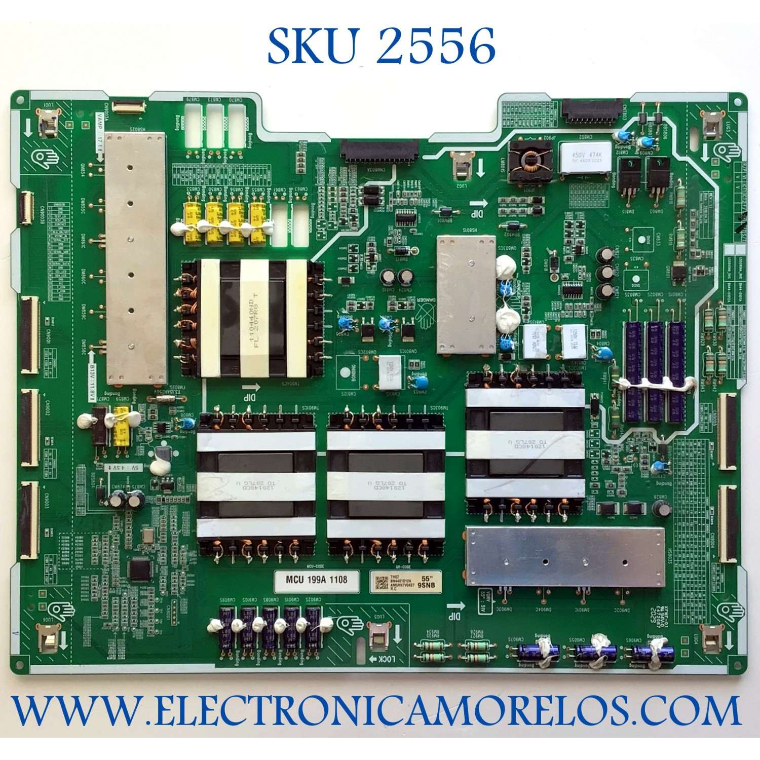 LED DRIVER PARA TV SAMSUNG NUMERO DE PARTE BN44-01012A / L55S9SNA_RHS / BN4401012A / PANEL CY-TR055JLLVDH  / MODELO QN55Q900RBFXZA FC04 / QN55Q900RBFXZA / QN55Q900RBF